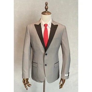 Alfani Men's 40R Tuxedo Jacket Slim Fit Gray NEW - Picture 1 of 10