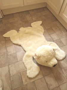 Auslaufmodell Jellycat Perry der Eisbär superweiche flauschige Matte Teppich Spielmatte - Bild 1 von 9