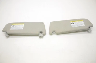 05-18 Audi A6 Gray Driver and Passenger Front Sun Visors Assembly - Image 1 of 4