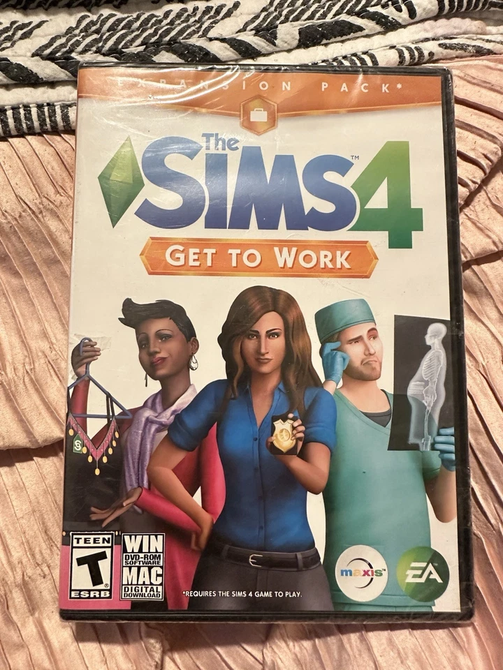 The Sims 4 Get To Work - PC *DISC VERSION ADD ON NEED SIMS 4 TO PLAY - Image 1 of 2