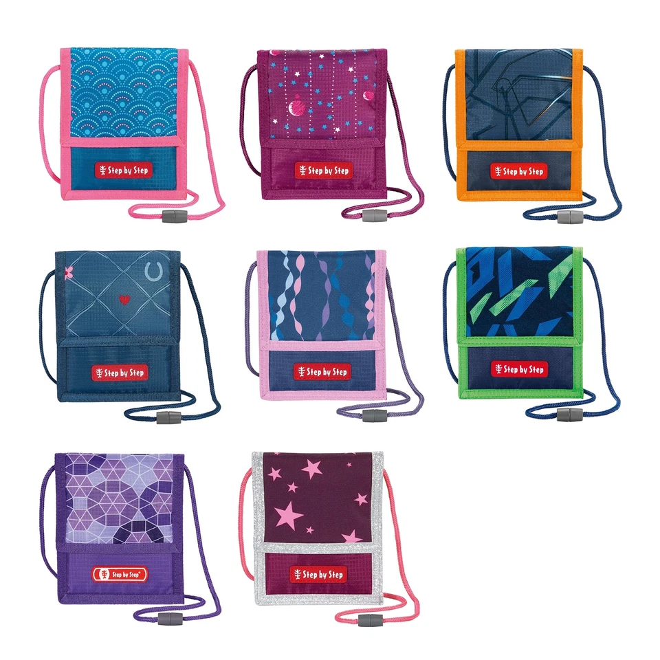 Step by Step Kinder Geldbeutel Brusttasche Geldbörse Umhängetasche Schule, Reise - Bild 1 von 1