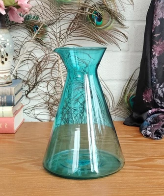 Ikea Leende Karaffe türkisblau Glas mundgeblasen - Auslaufmodell - Anne Nilsson - Bild 1 von 4