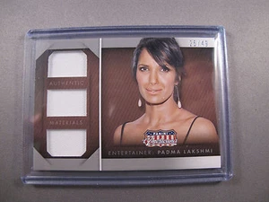 Padma Lakshmi Relic Card 2015 Americana #'D 25/49 Top Chef - Picture 1 of 2