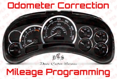 2003-2006 Cadillac Escalade Mileage Programming/Odometer Correction Service GM - Image 1 of 4