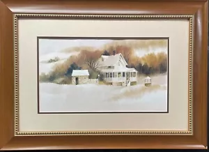 Albert Swayhoover "Beckett Farm" GERAHMT Americana Country Farm gerahmter Kunstdruck - Bild 1 von 5