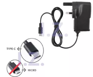 UK 2A HIGH POWER TYPE C MAINS CHARGER FIT LENOVO SMART TAB M10 FHD PLUS P10 K10 - Picture 1 of 1