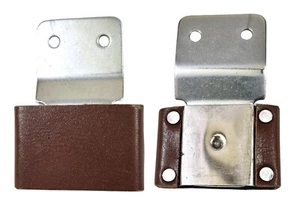 Blevins Type Buckle Pair Set Replacement Sleeve Vertical Leather Covered Fenders - Picture 1 of 3