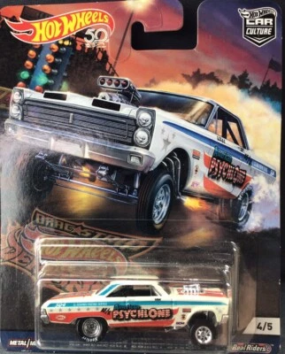 Hot Wheels 65 Mercury Comet Cyclone Car Culture Real Riders Psyclone Foto 1 de 2
