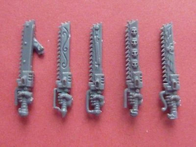 GAMES WORKSHOP Space Marine VETERAN AVANGUARD 5 X CHAINWORDS - Bit 40K