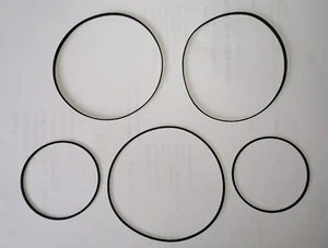 Sony MHC-NX1, HTC-NX1 Cassette Deck Belt Kit (Ver.A) 5 Belts. See Description. - Picture 1 of 2