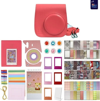 Fujifilm Instax Mini 9 Cámara Instantánea Deluxe Kit de Accesorios Paquete Elegante Diversión Foto 1 de 2