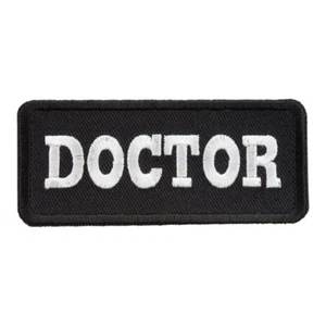 Doctor Black & White Patch, Medical Profession Patches - Picture 1 of 4