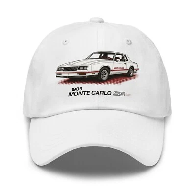 1985 Monte Carlo SS Dad Hat Vintage Adjustable – Classic Muscle Car Cap - Image 1 of 4