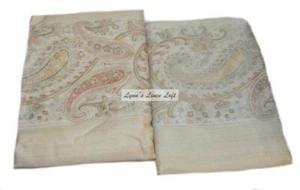 RALPH LAUREN Romantic Traveler Paisley Streifen STANDARD KISSENBEZÜGE BAUMWOLLSATIN - Bild 1 von 5
