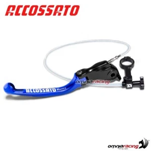 Lever RST Accossato blue & bracket 35mm Ducati Monster S4RS 2006>2008 - Picture 1 of 7