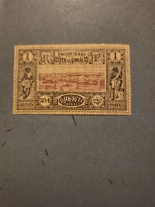 Briefmarken Somalische Küste Scott #6 Falz - Bild 1 von 1