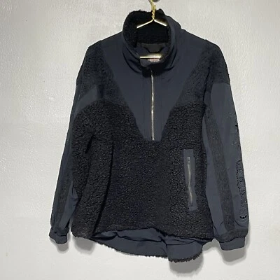 Chaqueta Pullover Sherpa Free People Mujer Negro Cuidado FP Mar Vellón Crochet M Foto 1 de 4