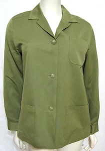 New Pendleton Olive Green Blazer Jacket 8 Silk & Cotton Blend Women M $178 - Picture 1 of 7