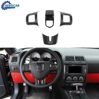 Steering Wheel Frame Cover Trim for Dodge Charger Challenger Durango 2009-2014 - Image 1 of 4