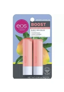 (1) Eos Super Soft Shea Lip Balm Boost Mango Melonade 2 Set 0.14oz New! - Picture 1 of 1