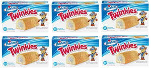 900696 6 X 10 PACK BOX HOSTESS TWINKIES 10 INDIVIDALLY WRAPPED CAKES - Picture 1 of 4