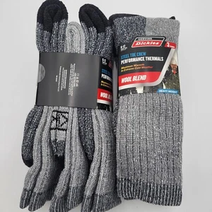 Paquete de 3 pares (2) calcetines térmicos de lana Dickies con puntera de acero para hombre talla 6-12 - Imagen 1 de 3