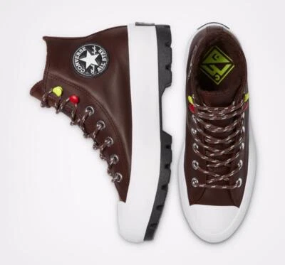 New Converse Chuck Taylor All Star High Top Lugged Boots Dark Root Brown 11 - Image 1 of 4