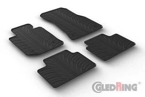 All Weather Rubber Floor Mats fits a 2019-2023 BMW 3 Series, 4 Piece Set - Black - Picture 1 of 1