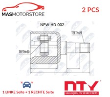 GELENK ANTRIEBSWELLE PAAR NTY NPW-HD-002 2PCS L NEU OE QUALITÄT