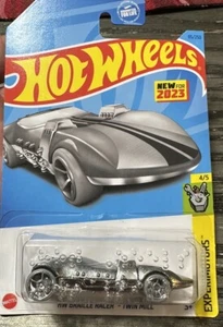 Hot Wheels Braille Racer Twin Mill Hot Wheel Experimotors Grey - Picture 1 of 1