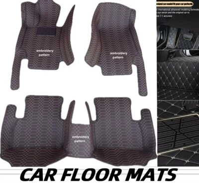 For Toyota Car Floor Mats Waterproof Carpets All Weather Custom 3D Auto Luxury - Image 1 of 4
