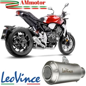 Exhaust Honda CB 1000 R 2020 LeoVince Motorcycle Slip-On LV-10 Steel Approved - Picture 1 of 6
