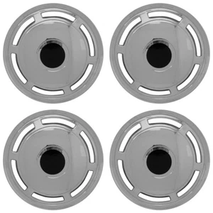 15" Push-on Chrome Wheel Cover Hubcaps for 1986-1996 Chevy Caprice - Picture 1 of 5