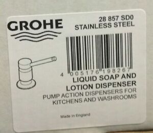Grohe Soap Deluxe Cosmopolitan Dispenser Stainless Steel 28 857 SD0 