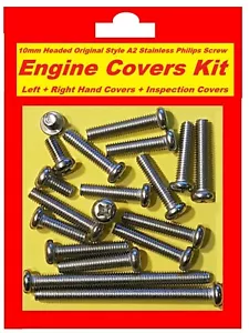 Kawasaki Z650 - Kit de cubiertas de motor - Tornillos Philips de acero inoxidable A2 - Imagen 1 de 1