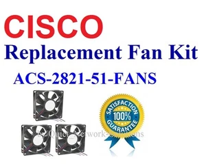 Nuevo kit de ventiladores Cisco 2821 2851, lote de 3 ventiladores ACS-2821-51-FANS SATISFACCIÓN - Imagen 1 de 5
