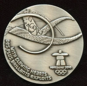 Vancouver 2010 Winter Game Participation Medal  A18 - Picture 1 of 2