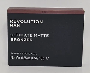 REVOLUTION MAN MAKEUP ULTIMATE BRONZER OPACO - SCURO (0,35 oz) PETA APPROVATO NUOVO - Foto 1 di 3