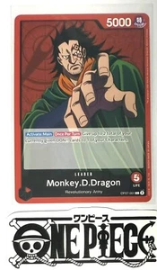 One Piece OP07-001 L Monkey.D.Dragon - Leader - English - TCG - Mint - Picture 1 of 1