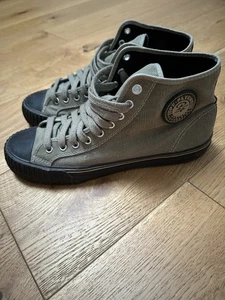 PF Flyers Vulcanized Sneakers Trainers Pumps Hi Tops Green - Mens UK Size 10 - Picture 1 of 11