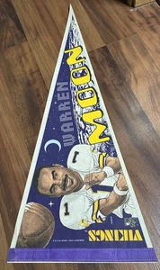 Warren Moon Minnesota Vikings Full Size Nfl Football Pennant - Picture 1 of 2