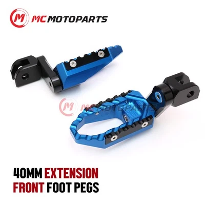 Para Triumph Street Triple 675/R 2007-2014 1,5 pulgadas rebajadoras estriberas anchas Foto 1 de 4