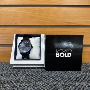 Movado Bold MB 01.1.34.1807 Metallic Blue $695 - Picture 1 of 12