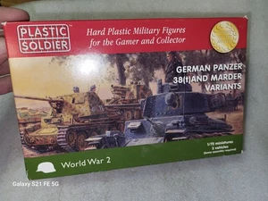 Soldado de plástico Segunda Guerra Mundial Panzer alemán 38 (t) Marder 3 vehículos 1/72 WW2V20019 - Imagen 1 de 3