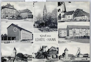 50686615 - 3160 Lehrte Rathaus, Albert Schweitzer Schule, Wasserturm, Kirche, - Bild 1 von 2