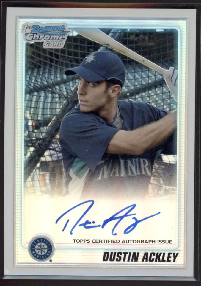 Dustin Ackley Bowman 2010 cromo primer refractor automático RC/500 #BCP89 (F1445) Foto 1 de 1