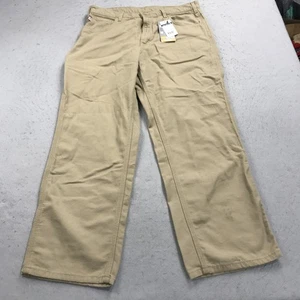 Carhartt FR Pants Mens 36x30 Beige Brown Midweight Canvas Jean Workwear NWT - Picture 1 of 9