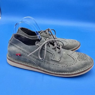 Oxford Oliberte punta de ala de gamuza verde EU43 Foto 1 de 4