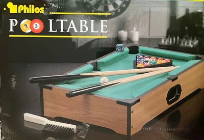 Pooltable Tischbillard Mini Billard NEU in OVP Philos - Bild 1 von 2