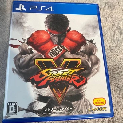 Street Fighter V 5 Sony Playstation 4 PS4 Used Tested Japanese ver with Case - Image 1 of 2